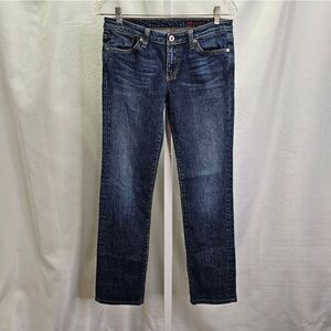 Ag Adriano Goldschmied Medium Wash Straight Leg Jeans Size 27